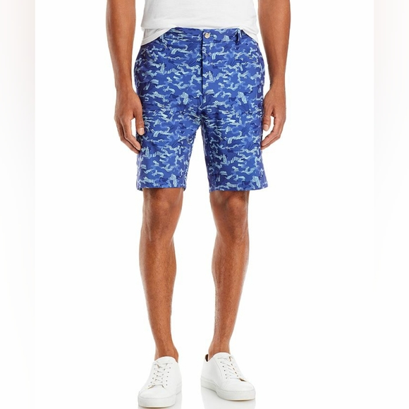 Peter Millar Crown Sport Performance Golf Shorts Mens Size 34 Navy $115 - Picture 9 of 9